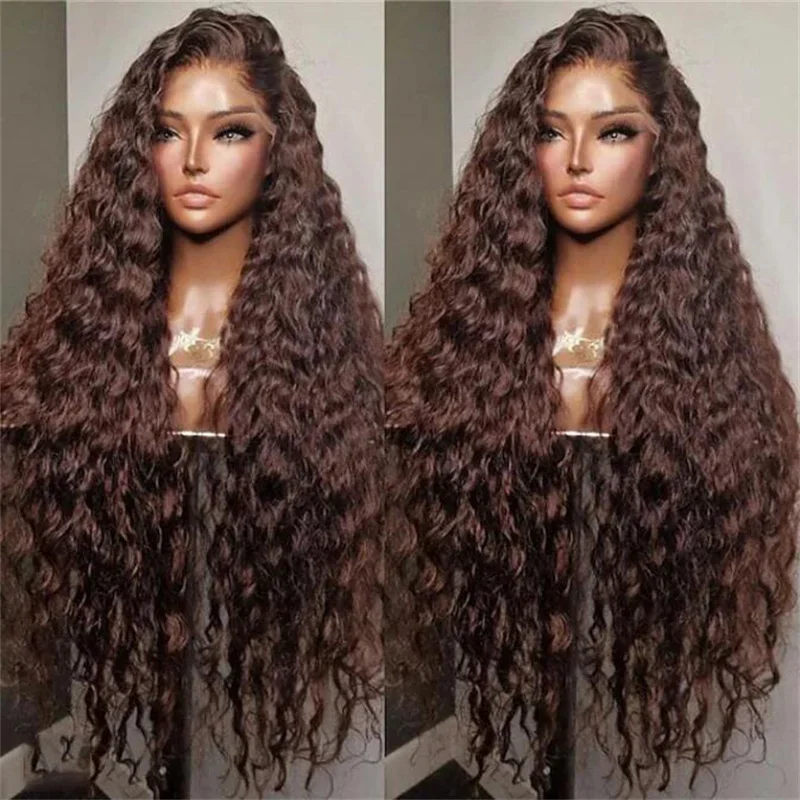 Glueless Kinky Curly Lace Front Wig para mulheres negras, macio, longo, encaracolado, cabelo do bebê, resistente ao calor, pré-arrancado, diariamente, 26 Polegada, 180 Densidade