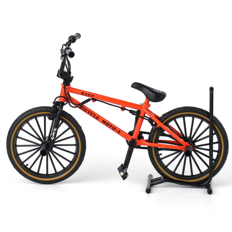 Mini vélo de course en alliage pour enfants, modèle en métal moulé sous pression, VTT de poche, collection de simulation portable, cadeaux pour garçons, jouets, 1:8