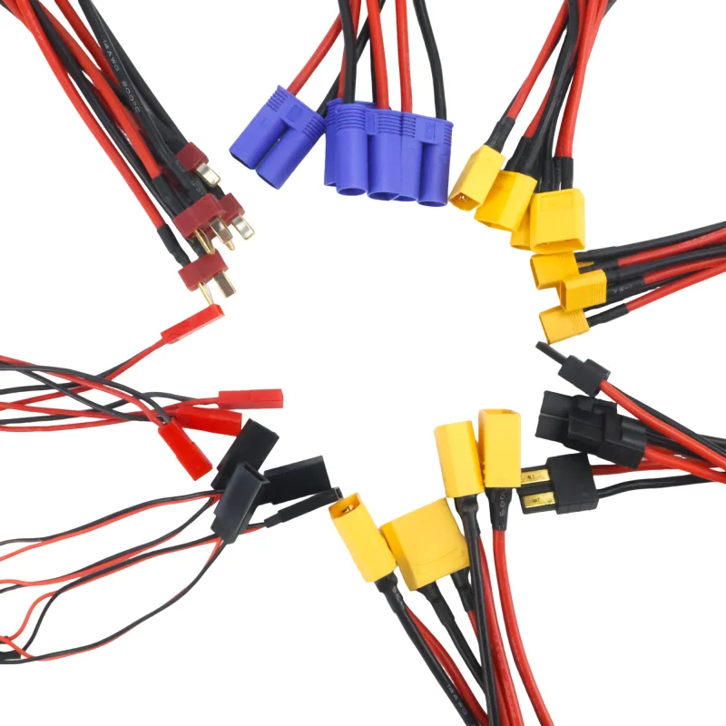 Brandneues 15 cm Multi-Interface-Ladekabel XT30/XT60/XT90/EC5/TRX/Dupont/JSTto 4 mm Bananenstecker für Lipo-Akku, Silikondraht
