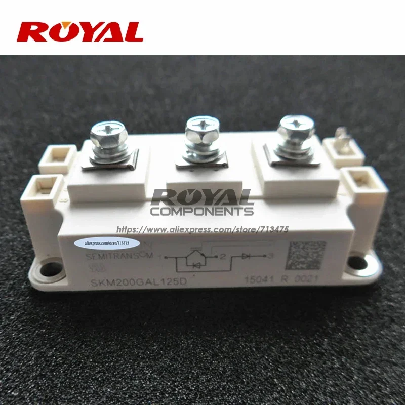 SKM200GAL125D SKM200GAL126D SKM150GAL123D SKM150GAL125D SKM150GAL128D MÓDULO ORIGINAL