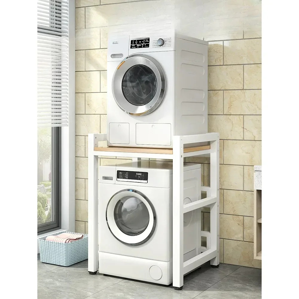 

Washing machine storage rack, drum, double-layer floor to ceiling balcony, laundry detergent dryer, dishwasher, stacking