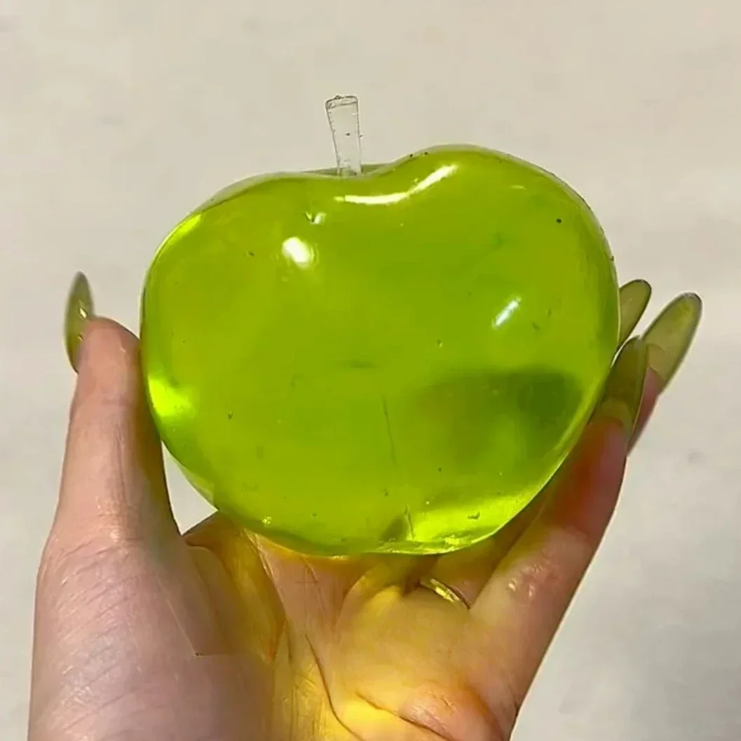 Green Apple Pinch Le Green Tea Wave Soda Pinch Shapeable Slow Rebound Maltose Ball Suction Hand Decompression Toy