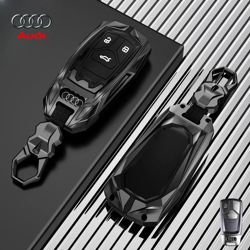 

Fit for Audi Key Ring Cover Buckle Case A4 B9 A5 A6L A6 S4 S5 S7 8W Q7 4m Q5 Q7 Tt Tts Tfsi Rs Sline Sq5 8S Coupe Car Key Cover