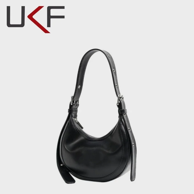 UKF New Niche Commuting Shoulder Design with Premium Underarm Shoulder Bag Unisex Casual Retro Fashion Bag Women Handbags