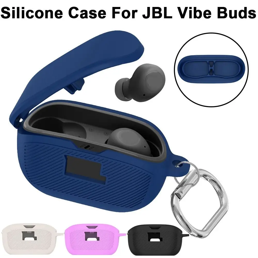 Funda protectora de silicona a prueba de golpes para auriculares, accesorios para auriculares, Protector antiarañazos para JBL Vibe Buds