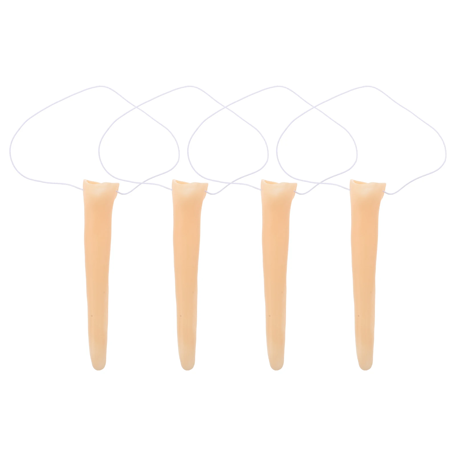 4 pz Halloween Lungo Prop 6.5 Pollici Pvc Cosplay Naso Decor Per Il Costume Del Partito Leggero Riutilizzabile Naso Da Clown Per Il Masquerade