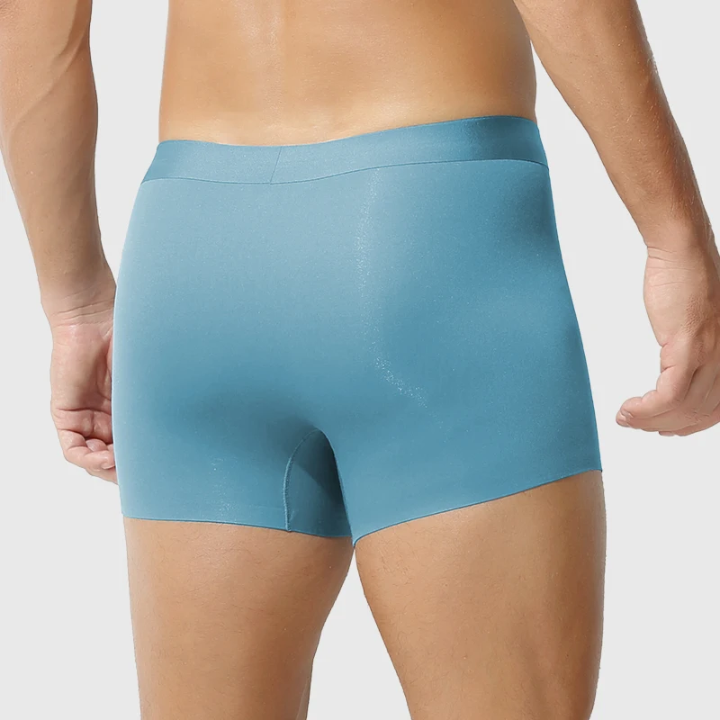 Intimo da uomo supporta boxer doppiamente senza cuciture comodi boxer