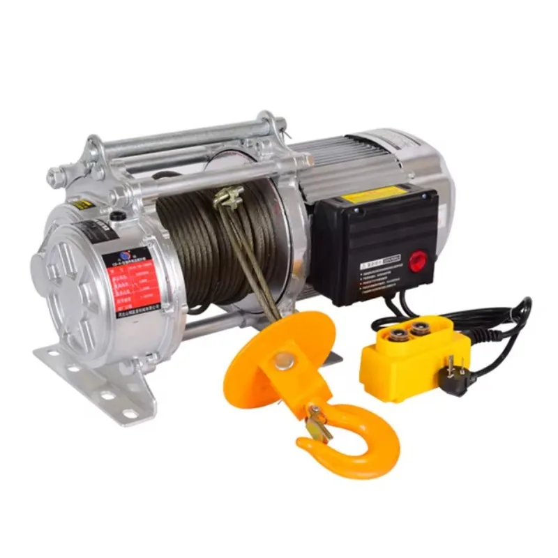 KCD HIGH QUALITY ALUMINUM SHELL ELECTRIC WINCH ELEVATOR HOIST