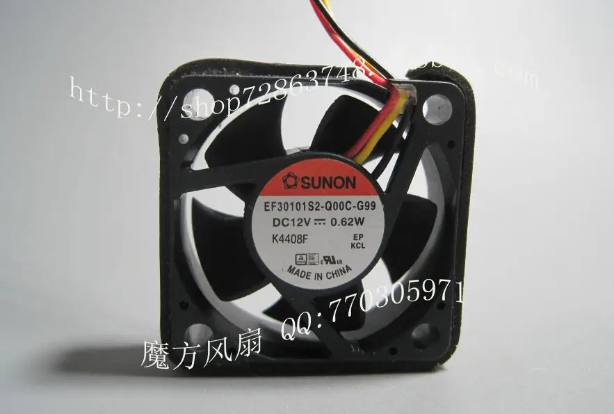 

Вентилятор Sunon 3 см EF30101S2-Q00C-G99 3010 12 В 0,62 Вт тихий вентилятор