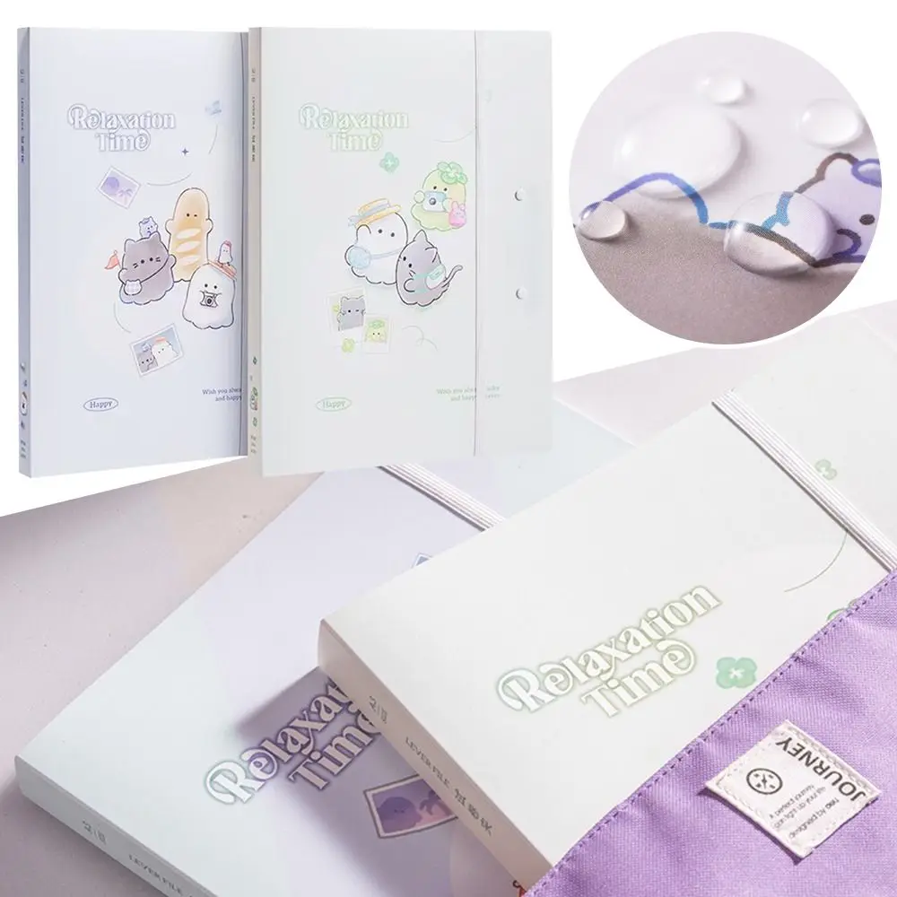 

Random 1pc Foldable Folders Large Capacity Plastic Material Test Papers Organizer Transparent File Contract Folders Test Paper