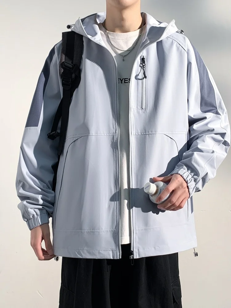

Jacket Coat White Men Mens American Style Natural Casual Made Uniform Steel Brushed Original Down Design Jackets Brands Air Ins