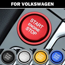 Interior Accessories For VW Arteon CC Passat B8 Golf 7 Magotan Jetta T-Roc Car Engine Start Stop Button Ring Ignition Cover Trim