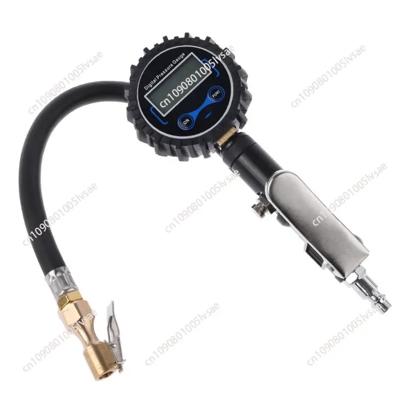 Digital Air Tyre Tire Inflator w/ Pressure Gauge 200PSI Chuck for Truck/Car/Bike