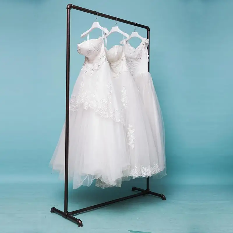 Wedding dress display rack, photo studio clothingrack, clothingrack, clothing store displayrack, floor-standing mobile slidin