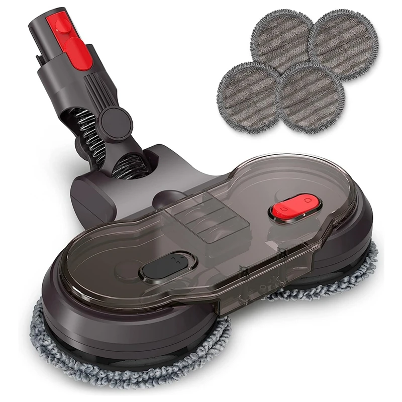 

Electric Dry Wet Mopping Head Replacement For Dyson V15 V8 V7 V10 V11 Vacuum Cleaner, With Removable Water Tank, 6 Mop Cloths