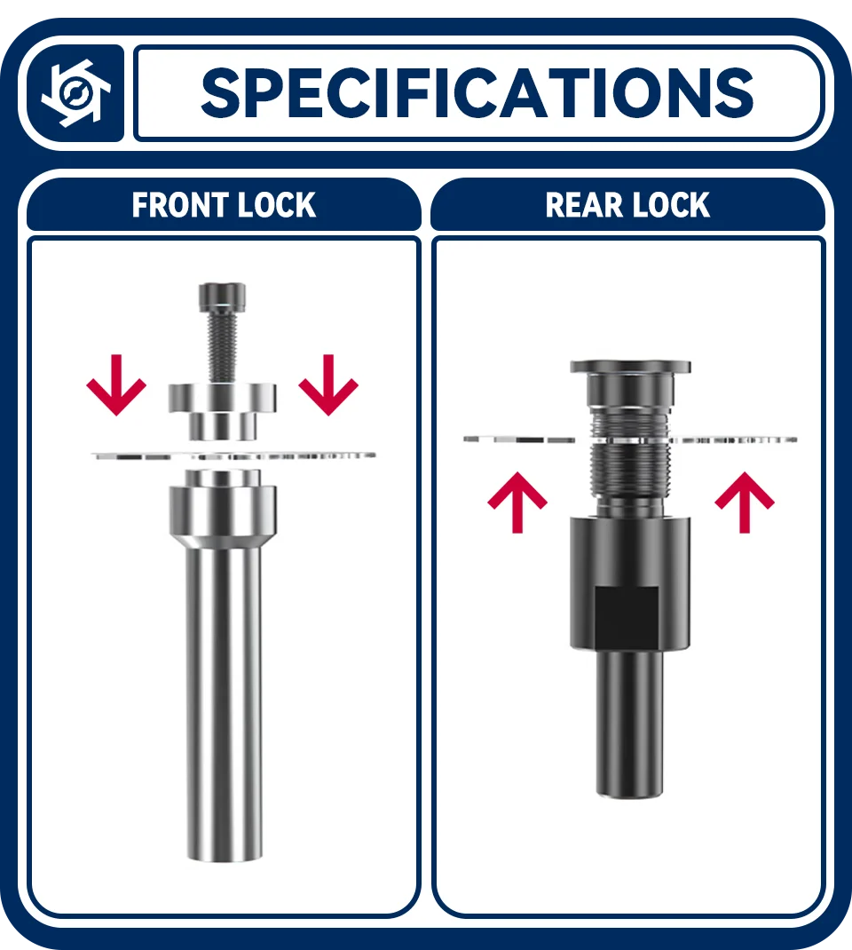 BB Schlitzsäge Dornhalter Säge Fräser Schlitzen Schneiden Vorne Hinten Schloss 10mm 12,7mm 13mm – Detail 24