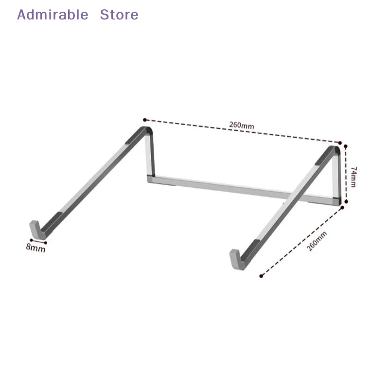 [W]Laptop Stand Adjustable Foldable Notebook Riser Ergonomic Portable Holder for Desk with Cooling Function for Work and Study