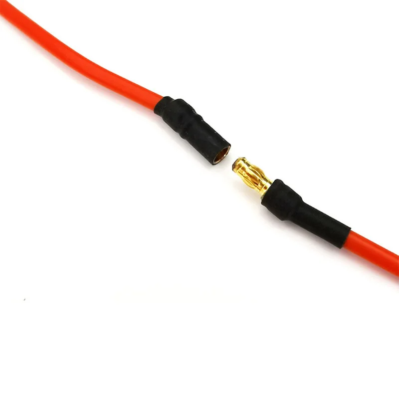 3pcs/lot RC Motor/ESC Extension Cable Wire 3.5MM Banana Plug 16AWG Silicone Cable 10cm 25cm 30CM For RC Drone Car Toy Wholesale