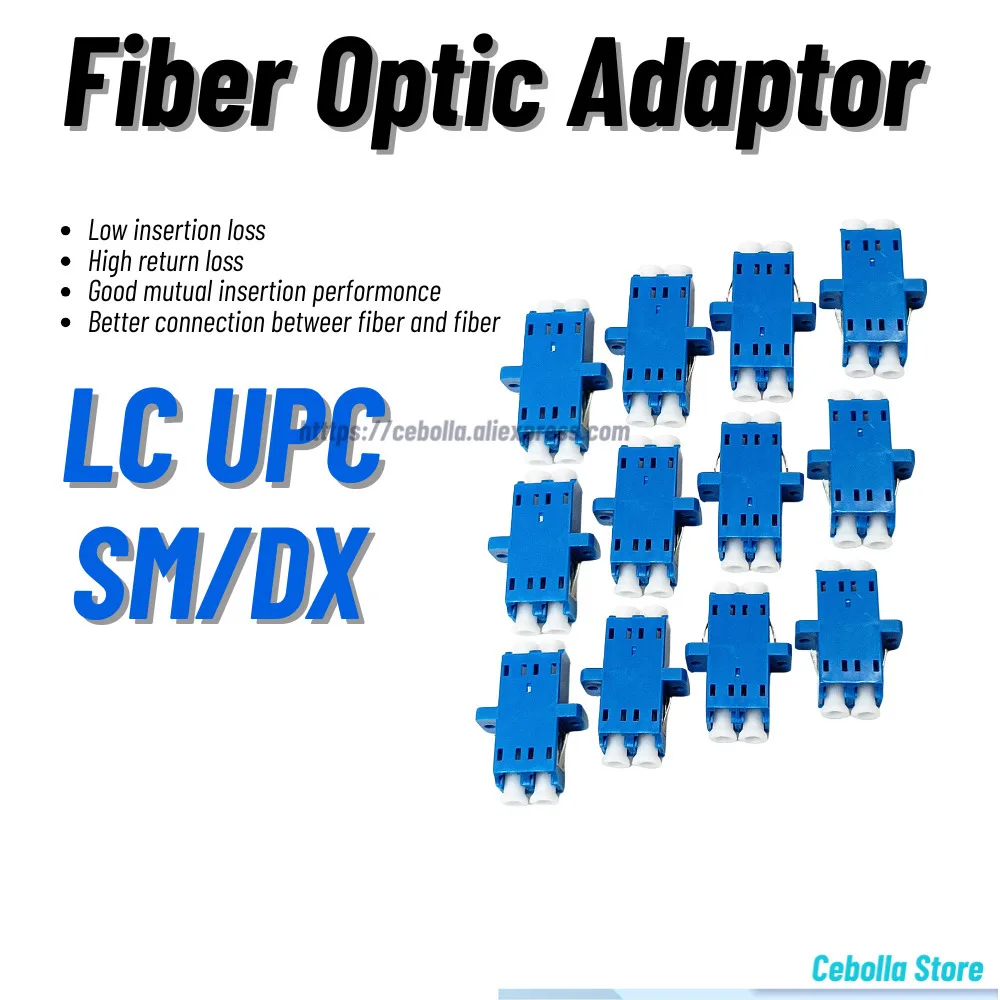 

Волоконно-оптический адаптер LC/UPC SM SC Тип дуплексного фланцевого соединения Nośnik класса Fibra optica Переходник-переходник FTTH