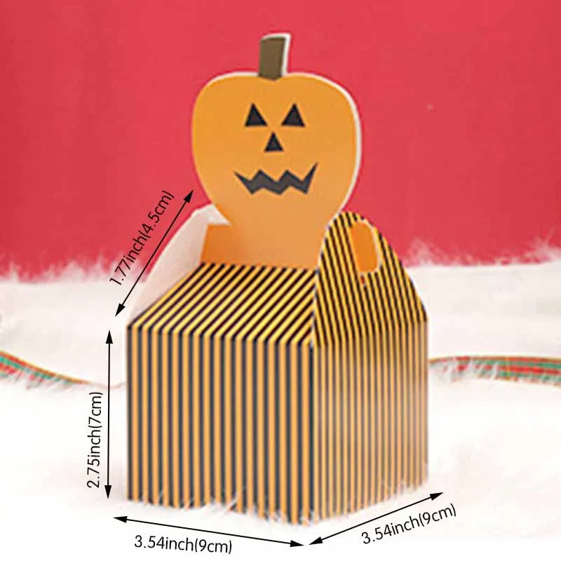 Halloween Pumpkin Spider Ghost Candy Box Packaging