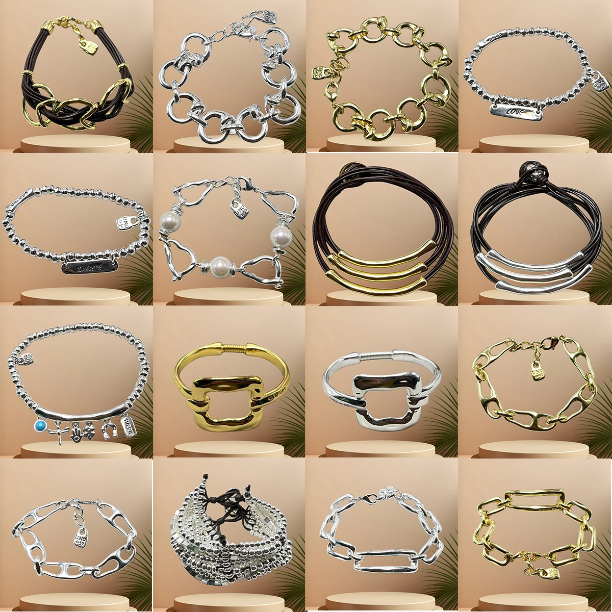 2025 New UNO Spain Bestseller High Quality Exquisite Versatile Multiple Women's Bracelets and Jewelry