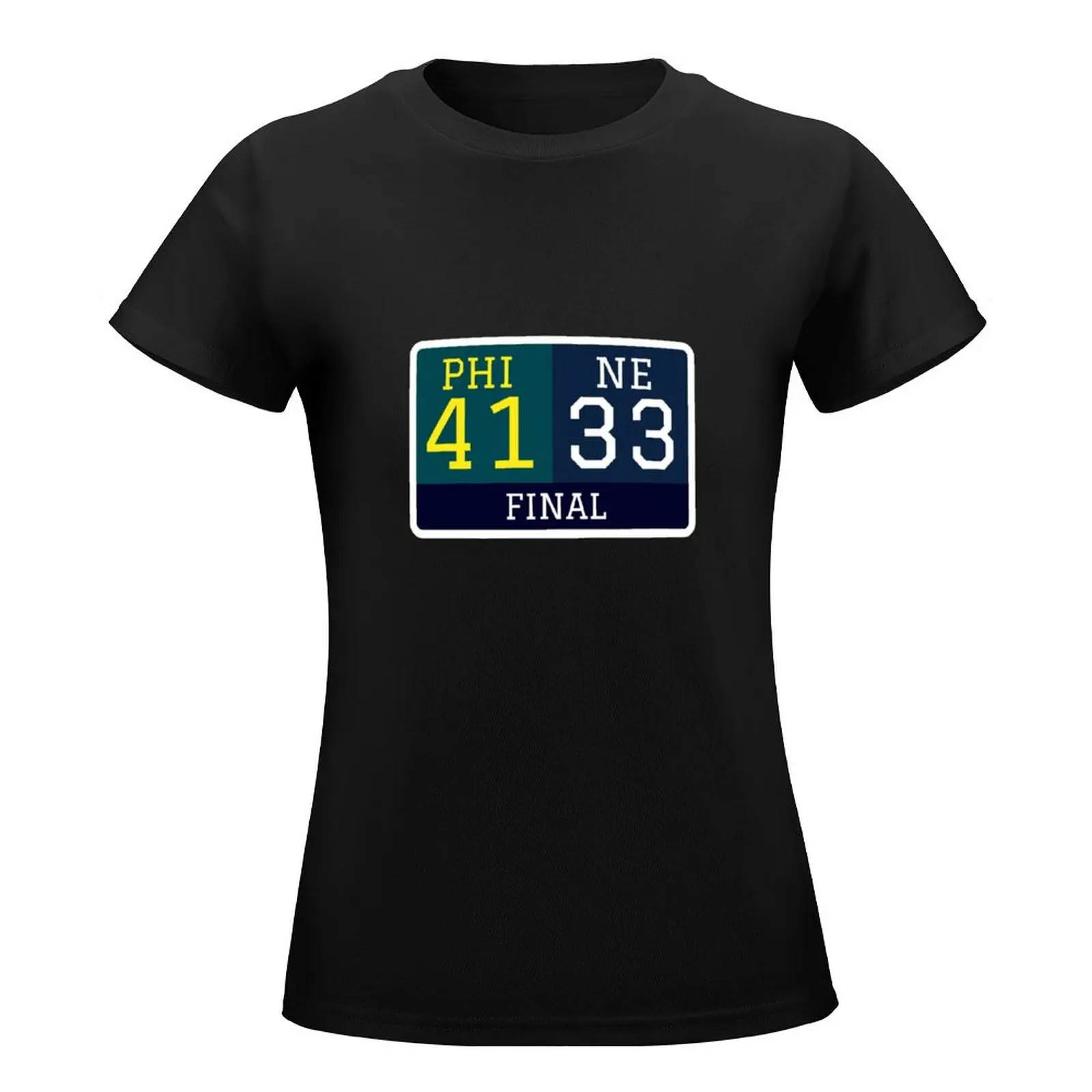 Final Score T-Shirt summer top Aesthetic clothing workout shirts for Women