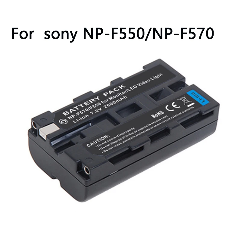 NP-F550 F530 F570 Li-Ion Battery 7.2V +LCD USB Charger For Sony NP-F330 NP-F530 NP-F570 NP-F730 NP-F750 CCD-TRV81 CCD-RV100