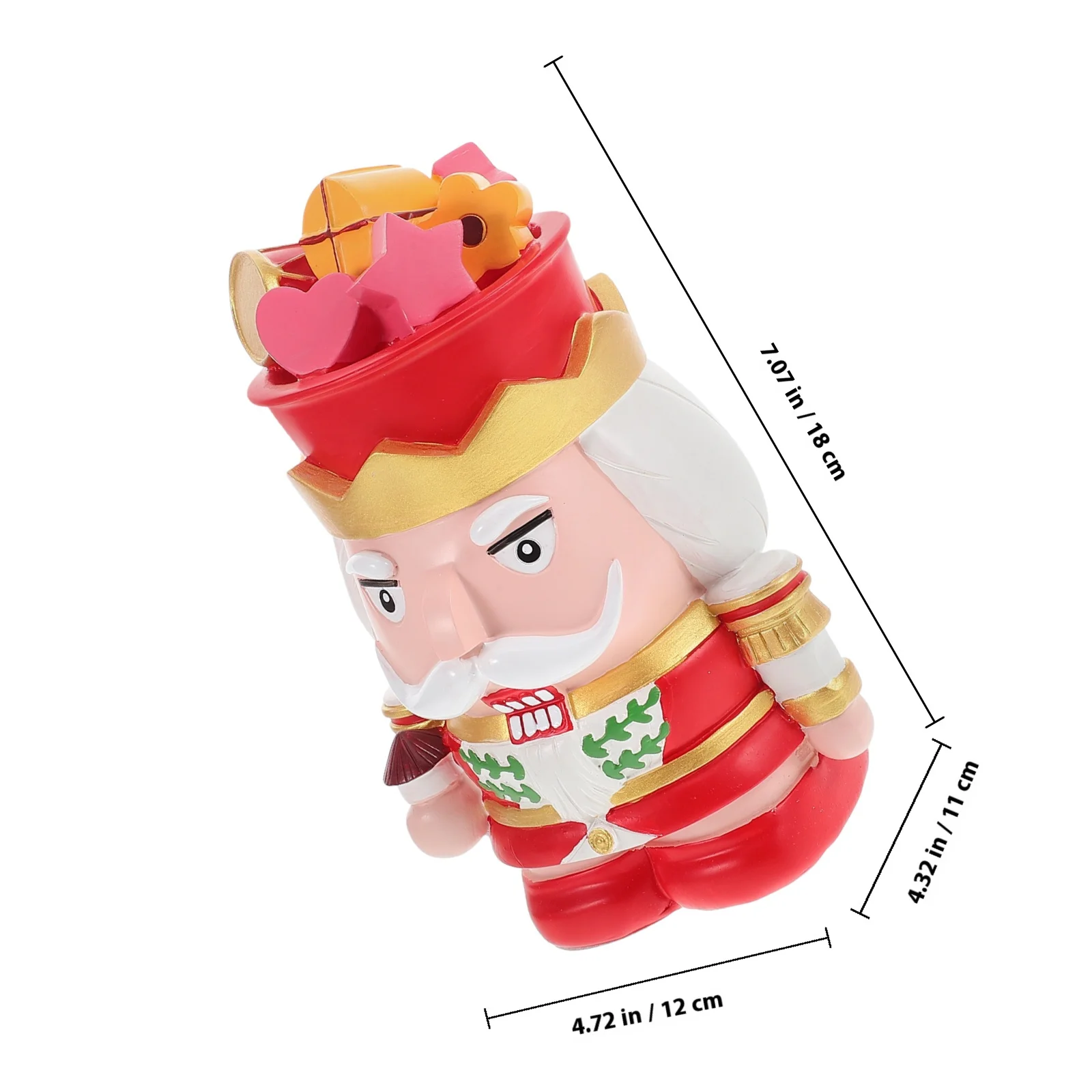 Casse-noisette résine banque de pièces grande capacité tirelire casse-noisette conteneur de rangement décor à la maison cadeau d'anniversaire décor de pépinière