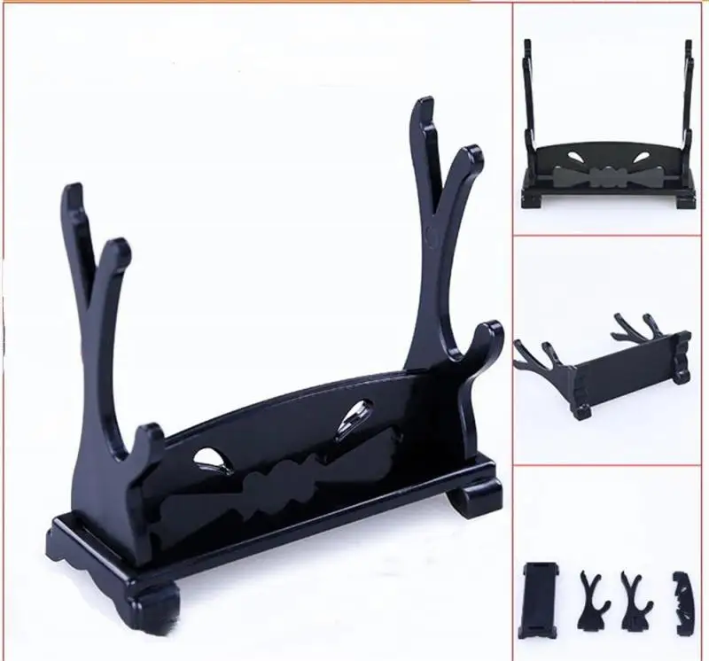 Mini Samurai Sword Katana Holder Wall Mount Sword Display Stand Sword Display Rack Base Desktop Storage Rack Holder Hanger