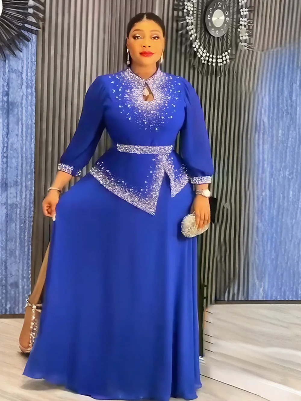 2025 فساتين أفريقية عصرية أنيقة للنساء فستان حفلات ماسي فاخر لحفلات الزفاف وحفلات التخرج وأعياد الميلاد ثوب مسائي ملابس أنقرة Dashiki