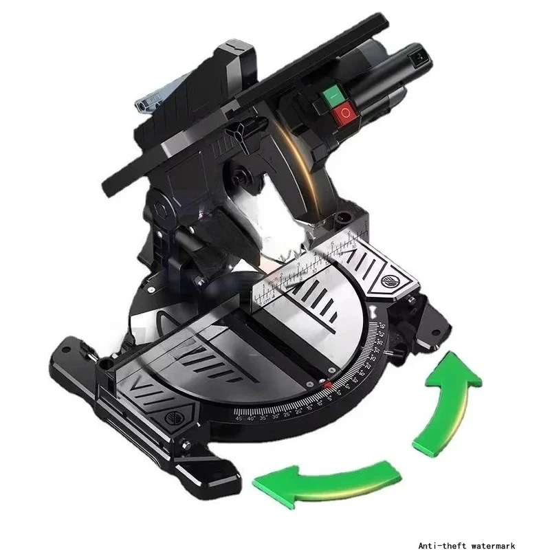Hot-Selling Product In 2025: Electric Miter Saw With Sliding Composite Material, Suitable For Cutting Wood, PVC Or Soft Metals.