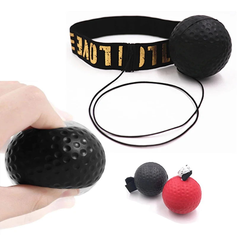 Boxing Speed Ball Head-Mounted PU Punch Ball Mma Sanda Training Hand Eye Reaction Home Sandbag Muay Thai Boxeo Fitness Equipment