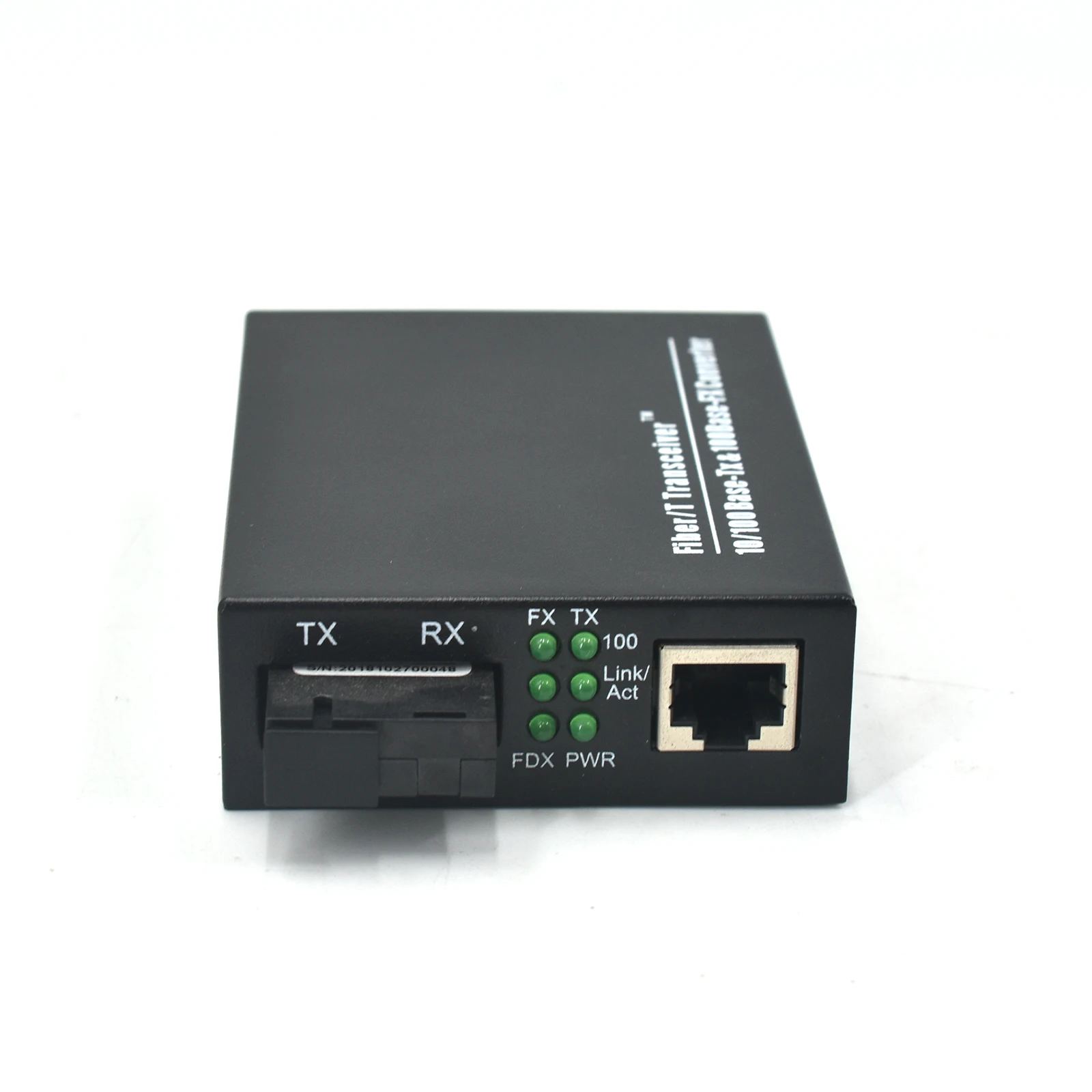 Ethernet Media Converter, 100M 1 Port + 1 Fiber Port, Optical SC 1310/1550nm AB Media Converter, 1Pair