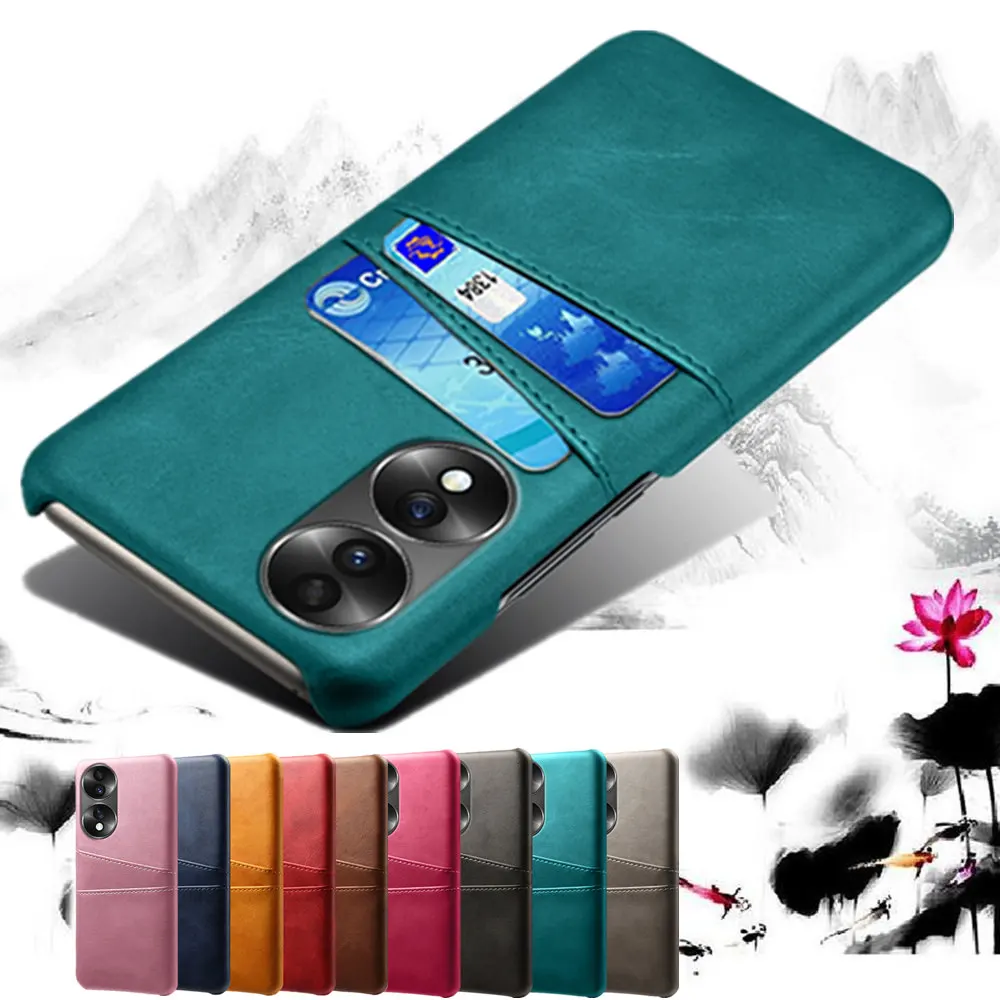 

For Honor 70 Case Credit Card Case Vintage PU Leather Wallet Funda for Huawei Honor70 Cover FNE-AN00 FNE-NX9 Funda Coque