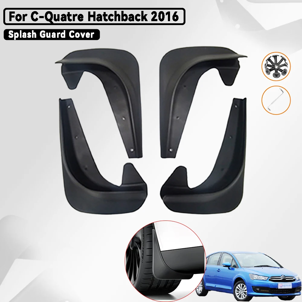 

Car Mudguard For Citroen C-Quatre Hatchback 2016 Car Mud Flaps Guards Splash Flap Fender Accessories