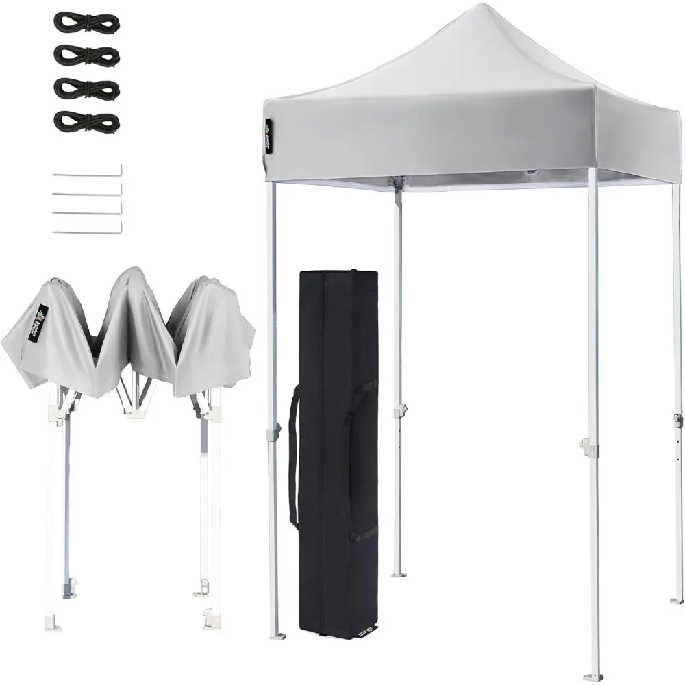 

Pop Up Canopy Tent 5x5 Instant Shade Shelter Gazebo Outdoor Canopies Commercial Event Tents with Carry Bag (White, 5x5ft-Canopy