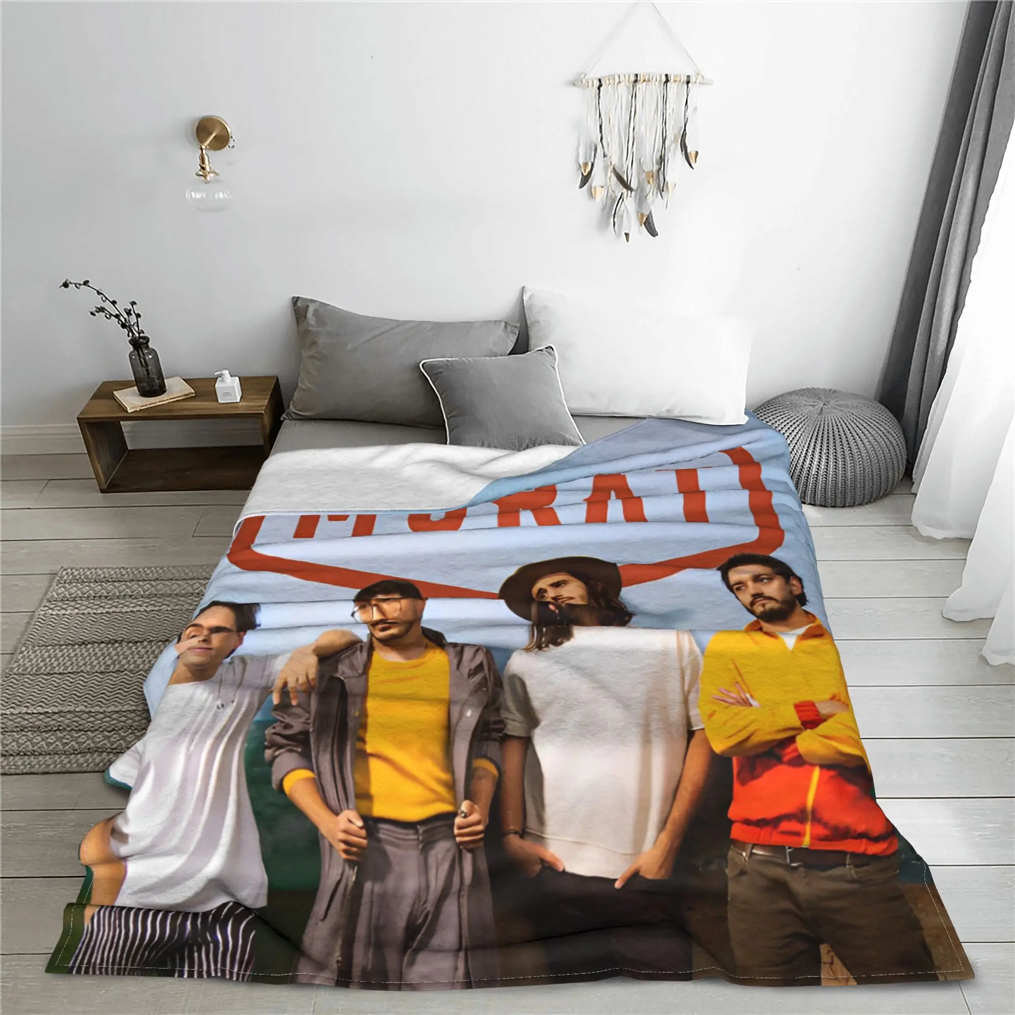 The Best Morat Flannel Throw Blankets Pop Music Band Blankets for Bed Travel Super Warm Bedding Throws