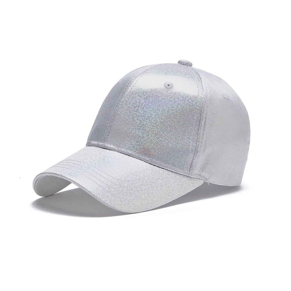 Stage Feeling PU Glitter Gradient Starry Sky Leather Baseball Cap - 5 Colors Available, Suitable for Party Music Festivals