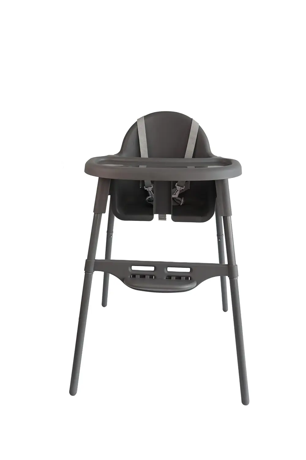 YALION Kinderhochstuhl Höhenverstellbar mit Tablett - Babystuhl 6-36M (15kg) Grey