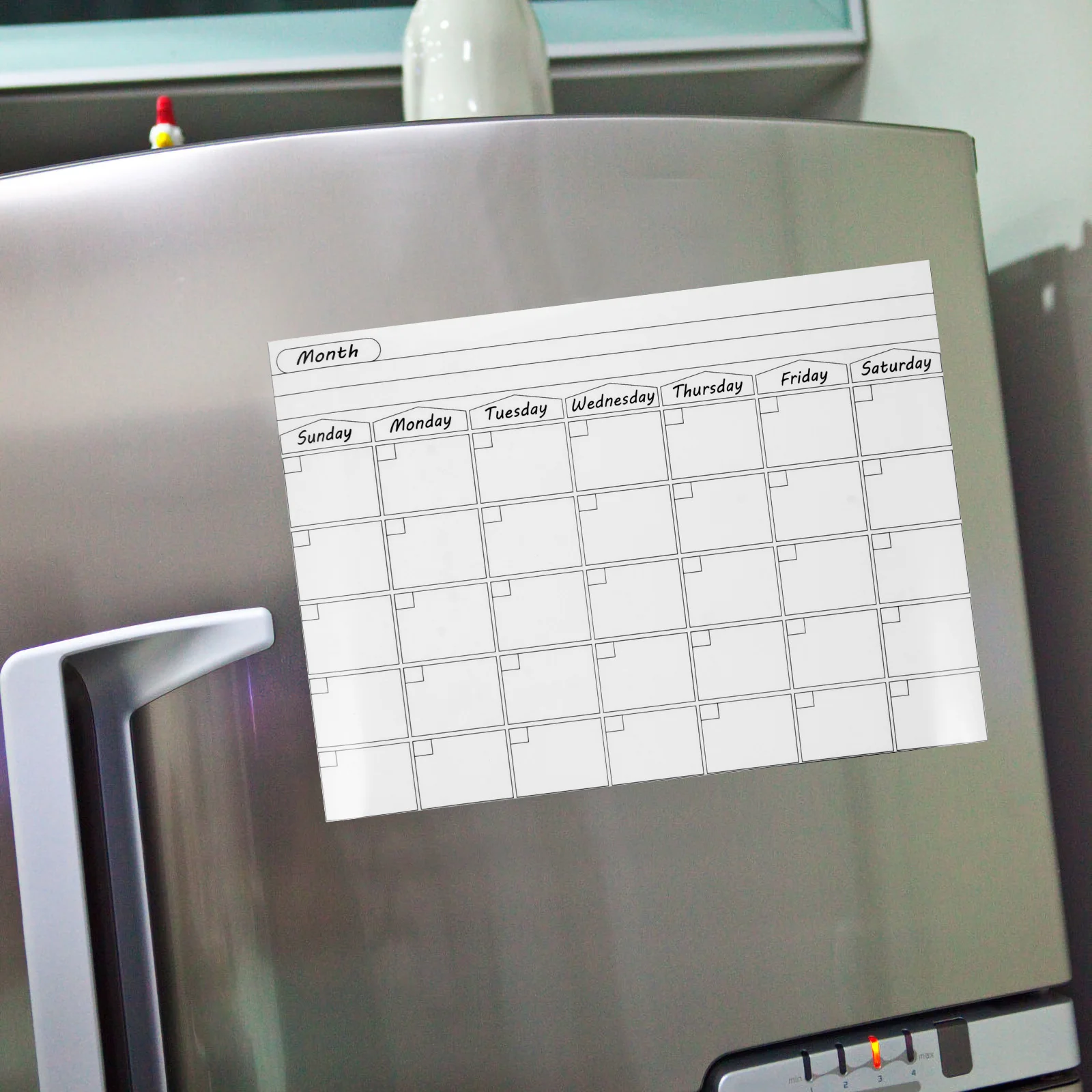 1 قطعة ملصق الخطة المغناطيسية قابل للمسح رسالة مجلس الثلاجة الجدول الزمني ملاحظة مجلس الجاف محو مذكرة السبورة للثلاجة