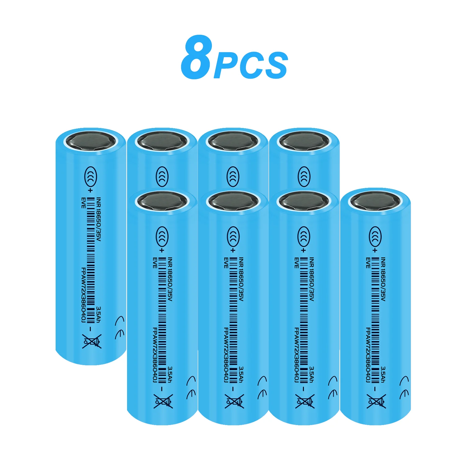 Nieuwe 2025 18650 lithiumbatterij 3500 mAh 3.7 V 10A INR18650 Real Capcity 3500 mAh High Power Zaklamp 18650 Oplaadbare Batterijen