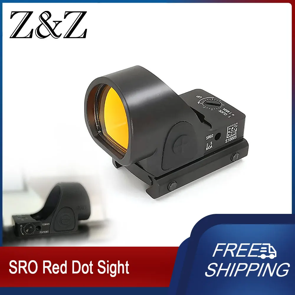 

Weapon SRO Red Dot Sight Scope 2.5 MOA Hunting Optic SRO Sights Fit 20mm Picatinny Rail