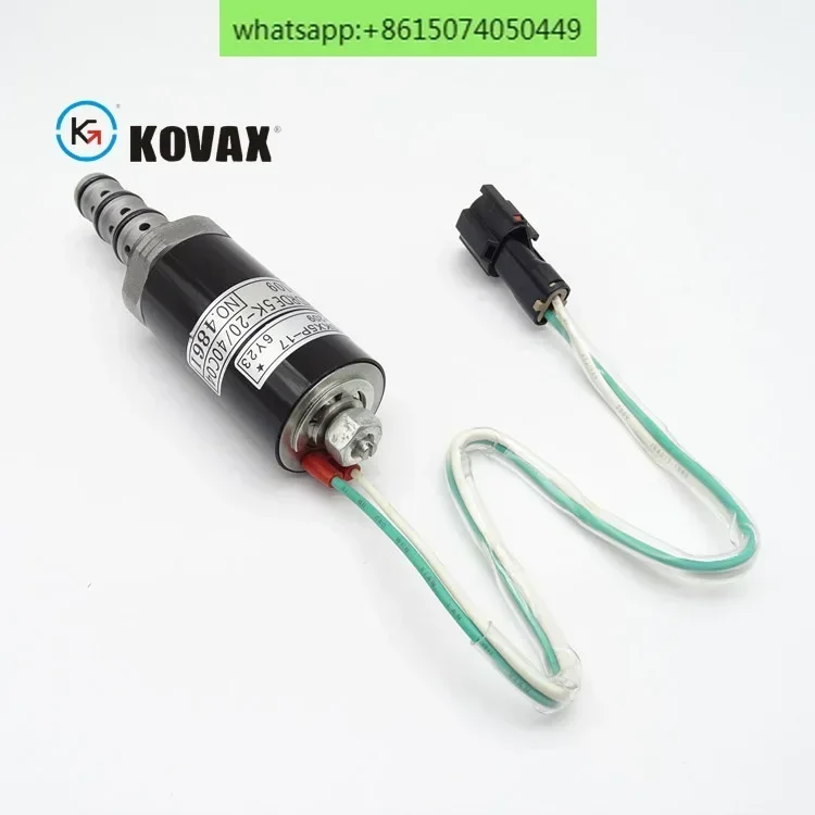 KDRDE5K-20/40C04-109 مضخة هيدروليكية للحفارة صمام الملف اللولبي النسبي EC210 EC240 EC360