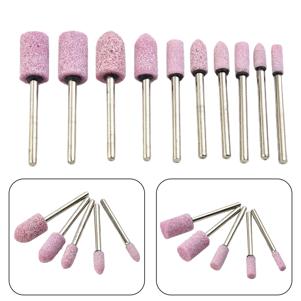 10Pc Chrome Corundum Polishing Wheel For DIY Grinding Polishing Jade Wood Metal Polishing Stone Tool Accessories Polishing Tools