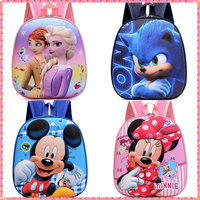 Disney Series Backpack Cute Cartoon Pattern Large Capacity Waterproof Children's Backpack Suitable for Kid Aged 3-7 Years Old