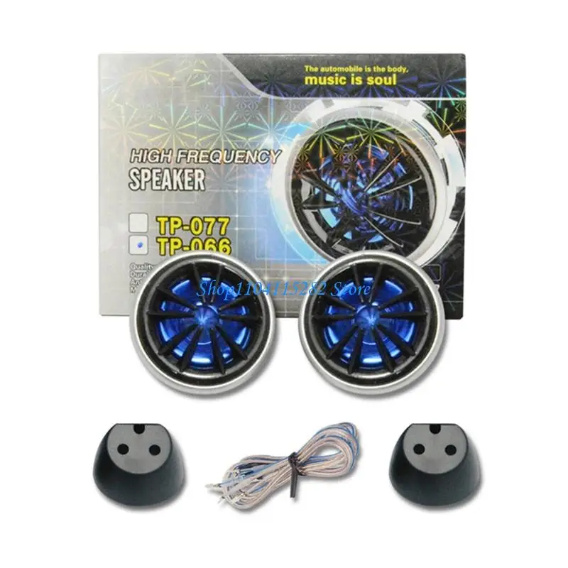 

2pcs Car Horn Dome Tweeter 150W Audios Speaker Loudspeaker Stereo Treble Speaker for Car Audios System Modified Tweeter