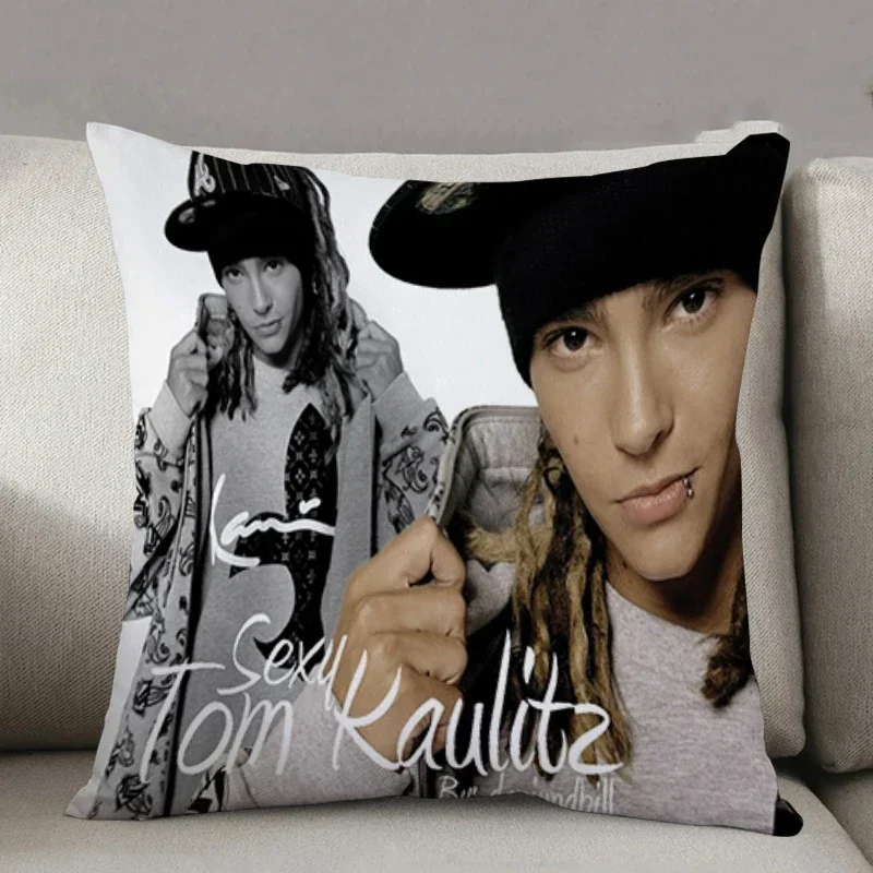 Tom Kaulitz Pillowcase Decorative Pillows for Sofa Fall Decoration Cushion Cover 45*45 Lounge Chairs Pillow Hugs Covers Cushions