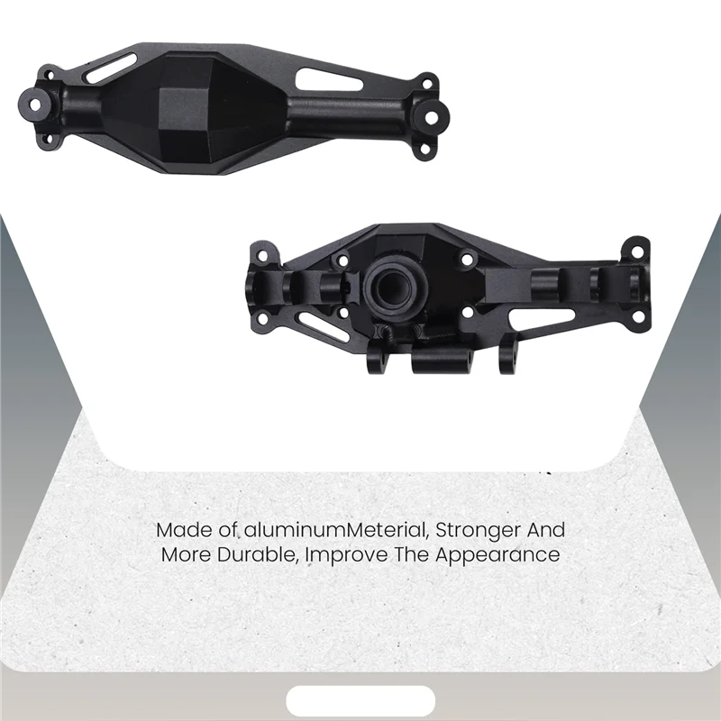

ABUM-RC Car Upgrade Rear Axle Housing Kit For MJX 1/12 H12Y H12Y+ RC Car Upgrade Accessories Black