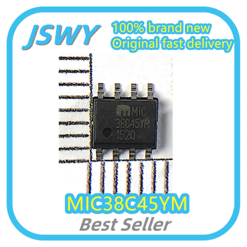 

(5/50pcs) MIC38C45YM MIC38C45 Silkscreen 38C45YM SOP8 Integrated Circuit IC Original Genuine Electronics