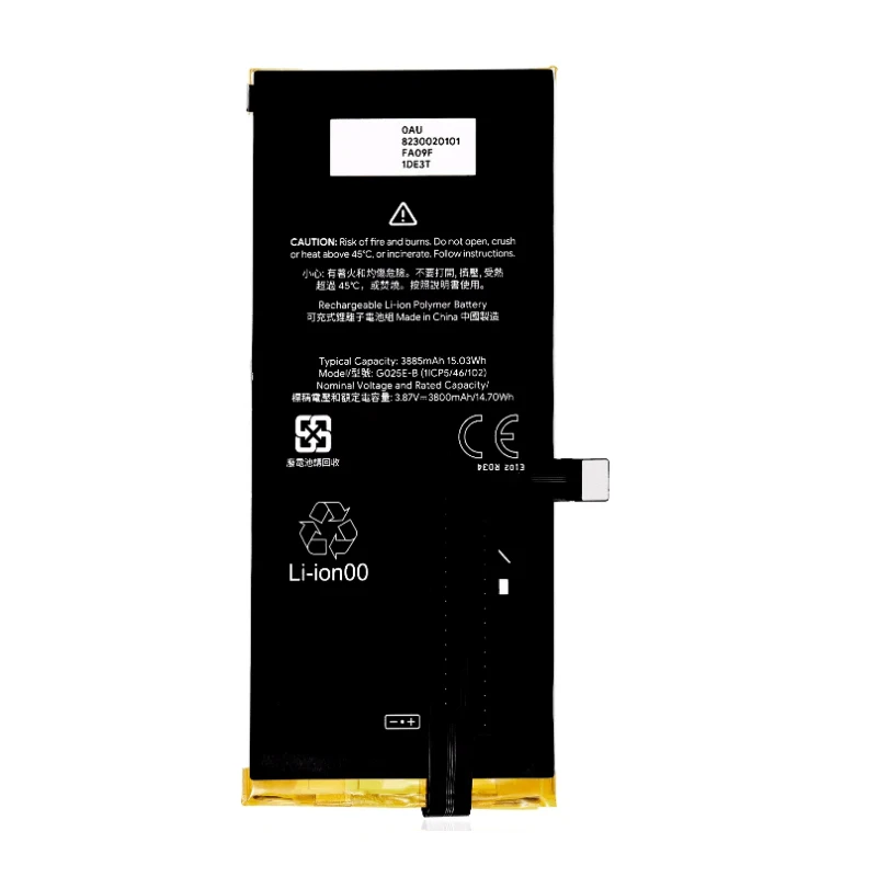 

3800mAh G025E-B Replacement Battery For Google Pixel 4A 5G